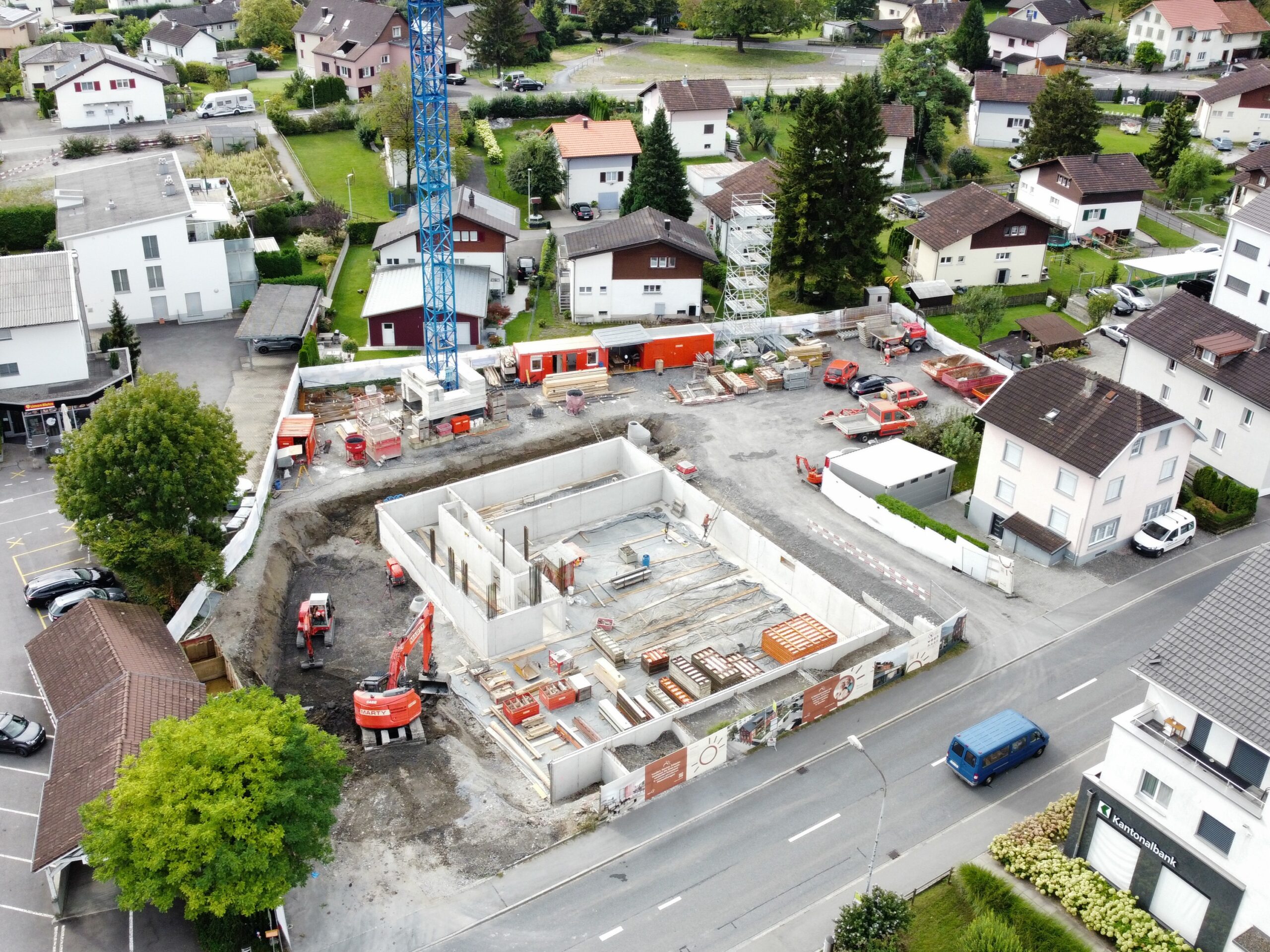 Bauarbeiten schreiten voran